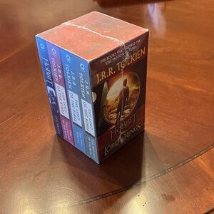 (SEALED) J.R.R. Tolkien 4-Book NEW Boxed Set: The Hobbit and LOTR